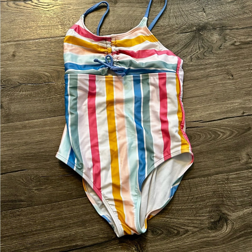 Wonder Nation Multicolor Striped Kids One Piece
